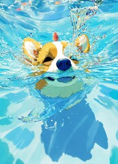 dog and water