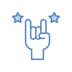 Rock And Roll icon. Event icon design. vector graphic