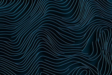 Abstract close-up of a glowing blue digital circuit board, showcasing intricate connections and technological design on a black background.
