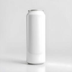 White large tall beer or soda aluminum can mockup. generative AI