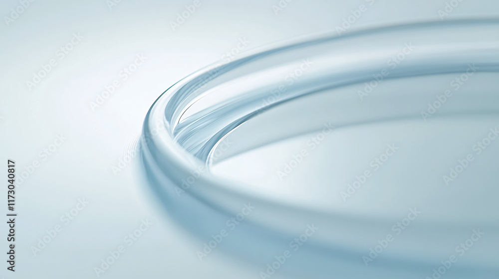 Poster a close-up of a white and light blue blurred background, with soft, dreamy tones creating a serene a