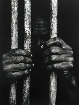 Imprisoned Souls, A Gripping Portrait of Confinement and the Struggle for Liberation, highlighting the powerlessness and resilience,