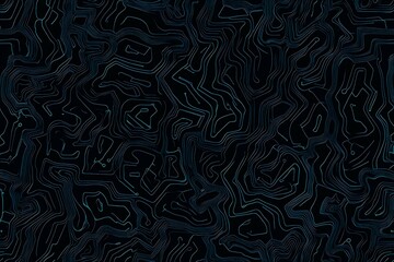 Abstract close-up of a glowing blue digital circuit board, showcasing intricate connections and technological design on a black background.
