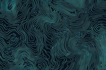 Obraz premium Abstract close-up of a glowing blue digital circuit board, showcasing intricate connections and technological design on a black background. 