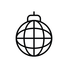 Disco Ball icon. Event icon design. vector graphic
