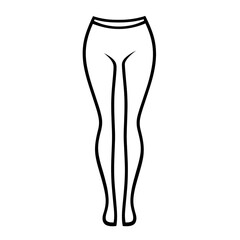 Minimalist Leggings Icon