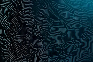 Obraz premium Abstract close-up of a glowing blue digital circuit board, showcasing intricate connections and technological design on a black background. 