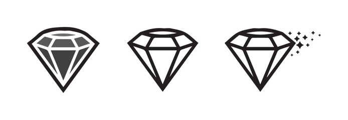 Diamond and Jewel design vector Logo Template symbol