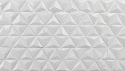 Dark Geometric 3D Triangular Pattern - Abstract Polygonal Background