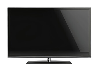 TV screen or computer monitor isolated on transparent background