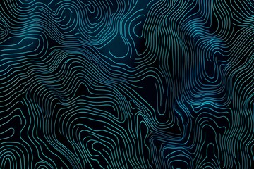 Abstract close-up of a glowing blue digital circuit board, showcasing intricate connections and technological design on a black background.
