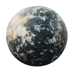 Naklejka premium planet Earth realistic 3D isolated on white transparent background