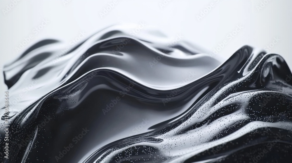 Poster dynamic liquid abstract background digital art studio environment modern design visual concept