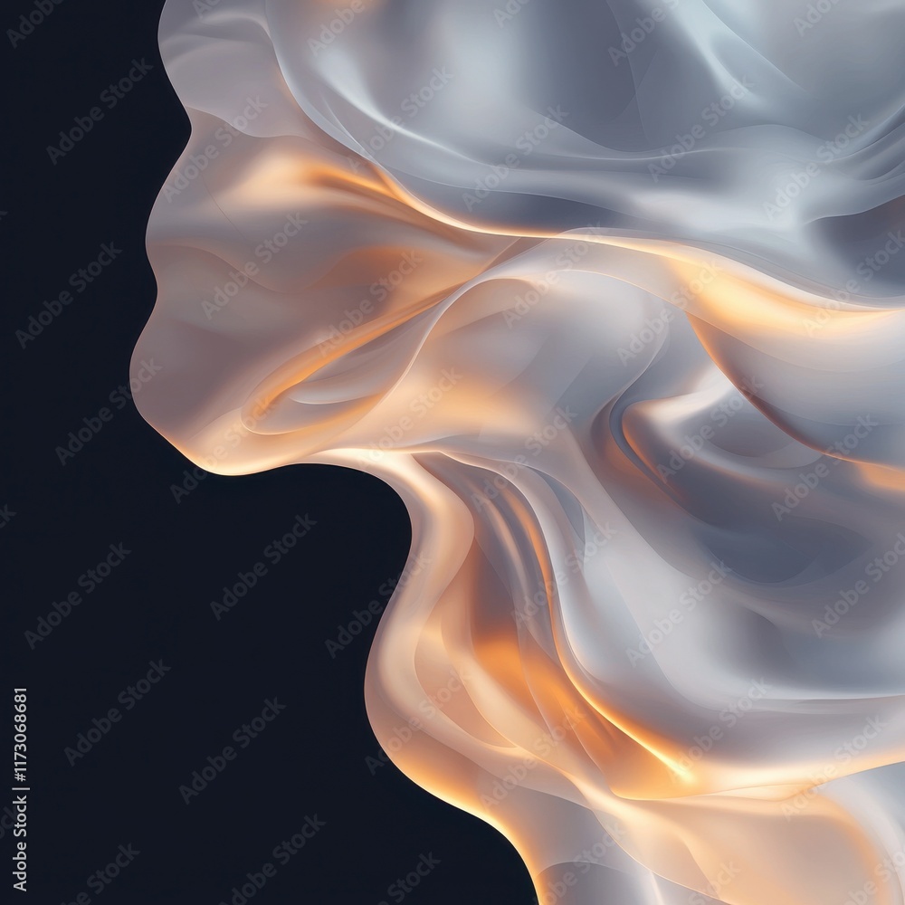 Poster dynamic digital abstract background swirl artistic composition fluid environment vibrant viewpoint m