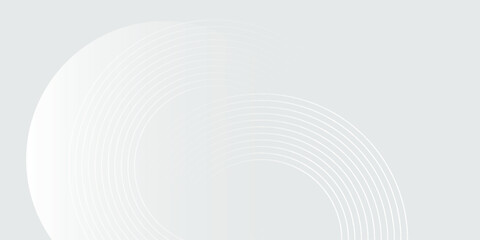 White geometric abstract background overlap layer on bright space with lines effect decoration. vector illustration