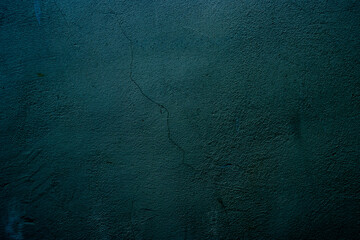 Abstract Textured Dark Teal Wall with Visible Crack Surface