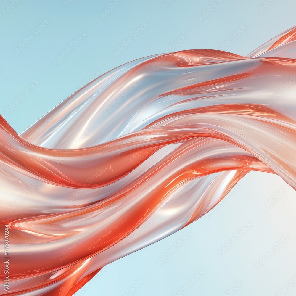 Poster dynamic digital abstract gradient swirl design art installation visual expression modern aesthetic c