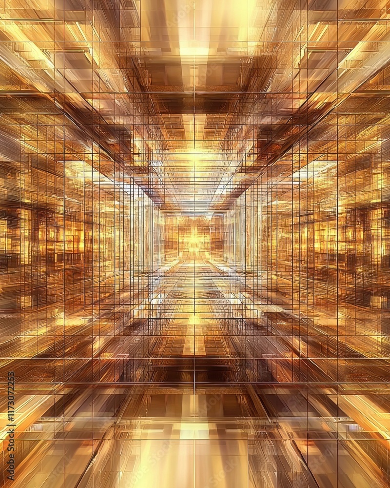 Poster futuristic digital abstract background cyberpunk theme visual art vibrant light immersive environmen