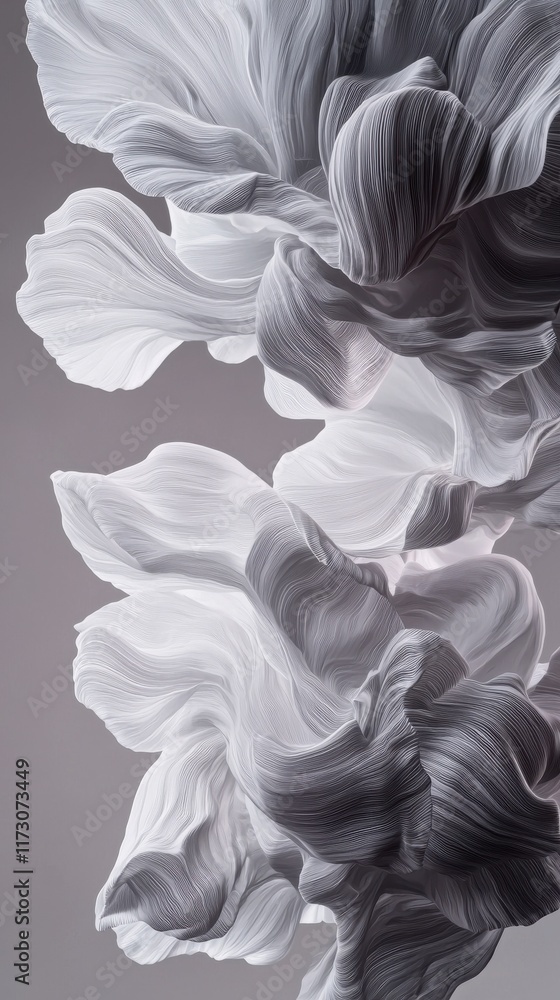 Poster dynamic digital abstract waves celestial environment graphic design modern art elegant viewpoint