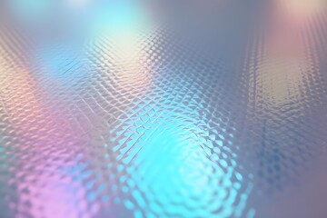 Fototapeta premium A holographic surface reflecting a spectrum of bright, iridescent colors.
