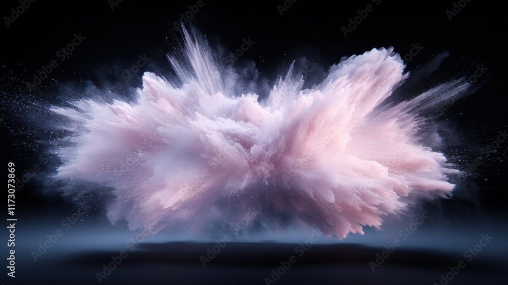 Poster digital abstract background gradient color splash artistic display creative design vibrant environme
