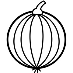 Gooseberry line art vector