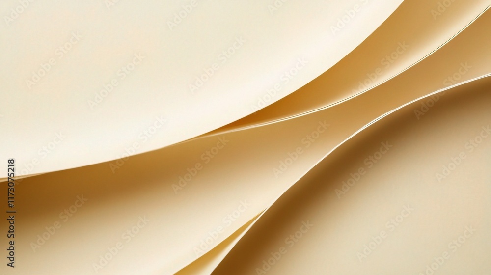 Aufkleber soft beige paper texture with subtle curves and waves for background