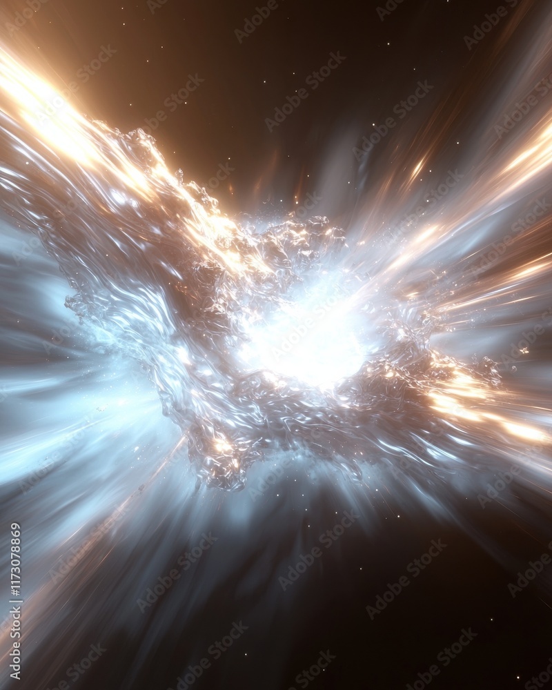Poster explosive color bursts in digital abstract background dynamic visuals high-impact art immersive envi
