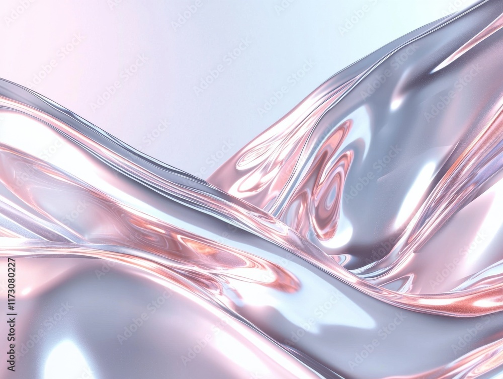 Poster dynamic liquid digital abstract background creative design visual art studio close-up fluid motion e