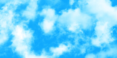 Sky Nature Landscape Background, Sky background with white fluffy clouds, blue sky with clouds, Light sky blue shades watercolor background.