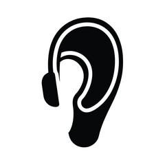 headphones icon isolated on white