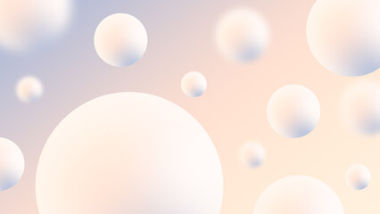 Water drops on gradient background bubble color concept graphic for illustration