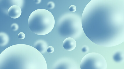 Water drops on gradient background bubble color concept graphic for illustration