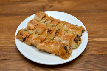 Homemade Turkish Kıymalı Kol Böreği - Savory Minced Meat Roll