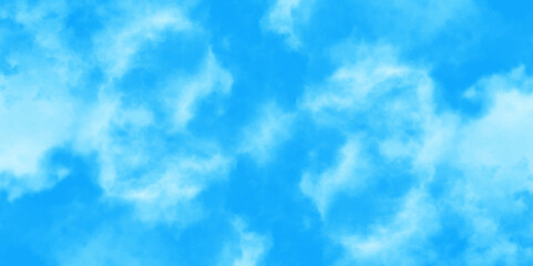 Sky Nature Landscape Background, Sky background with white fluffy clouds, blue sky with clouds, Light sky blue shades watercolor background.