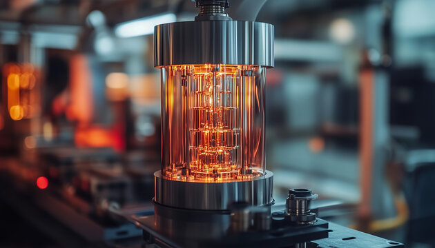quantum computer at work solving problems