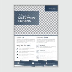 Corporate creative colorful business flyer template design, poster flyer pamphlet brochure cover design layout space for photo background, A4 Brochure Template Design