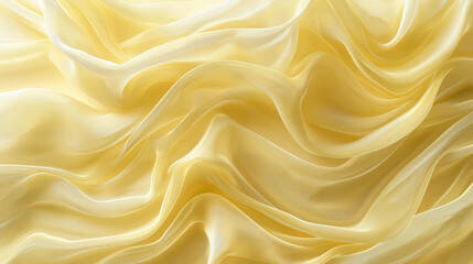 Obraz premium Soft abstract background with flowing waves in shades of yellow