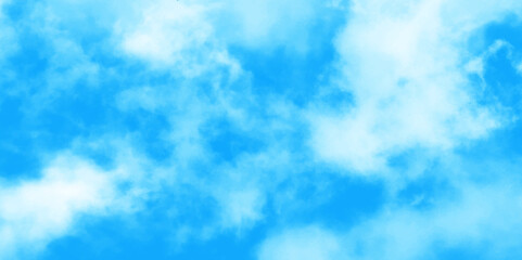 Sky Nature Landscape Background, Sky background with white fluffy clouds, blue sky with clouds, Light sky blue shades watercolor background.