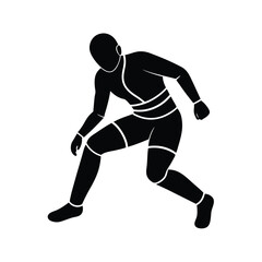 running man silhouette