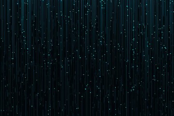 Abstract close-up of a glowing blue digital circuit board, showcasing intricate connections and technological design on a black background.
