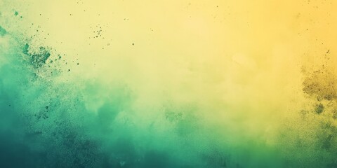 Fototapeta premium Pastel yellow green gradient background, holographic patterns texture, desktop wallpaper, vibrant tones, Generative AI
