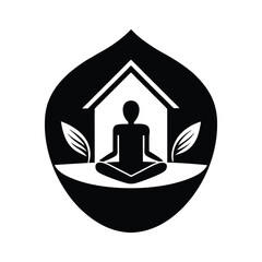 yoga lotus icon