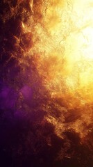 Dynamic gold violet gradient background, vivid gradients texture, album art, vibrant tones, Generative AI