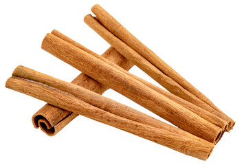 cinnamon sticks isolated