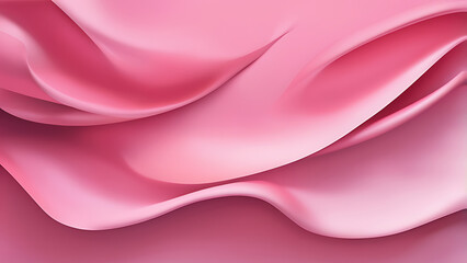 Obraz premium Beautiful luxury 3D modern abstract neon pink background composed of waves with light digital effect.