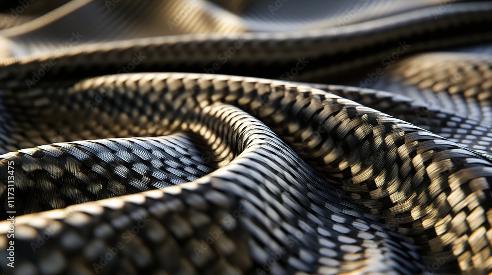 Aufkleber high-tech carbon fiber background with unique texture and patterns