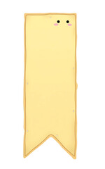 Bookmark on background white