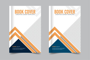 Modern and exclusive Print-ready business cover template, with image
