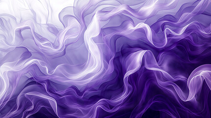 Obraz premium Soft abstract background with flowing waves in shades of purple
